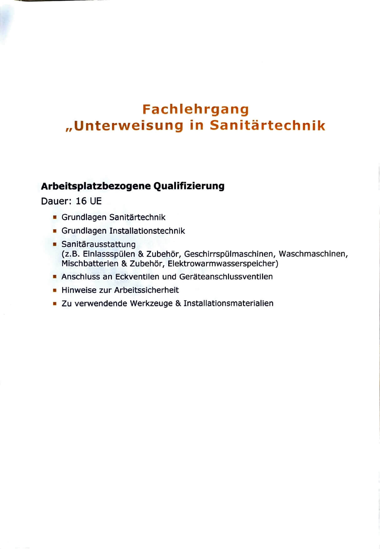 Küchenmontage & Zertifikate